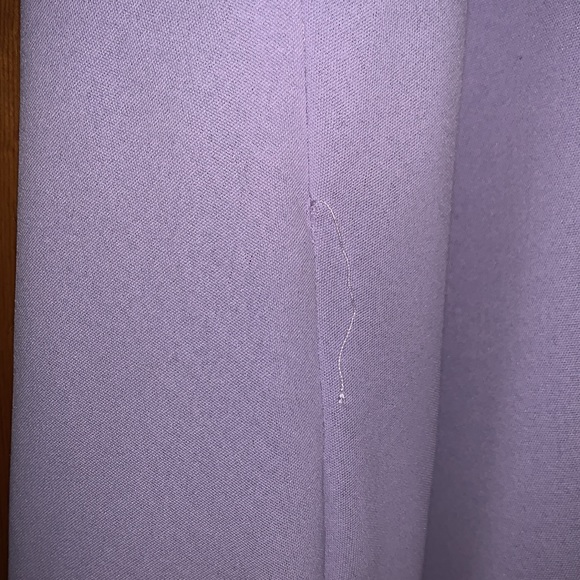 Small Fluttersleeve Lilac Mini Dress - Picture 4 of 4